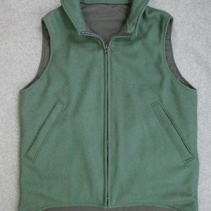 Hunter Green Wool Vest L